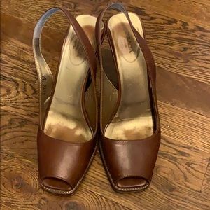 Beautiful leather platform